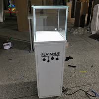 Ensemble de présentoirs à bijoux en gros avec vitrines éclairées par LED et comptoirs de rangement pour les magasins de centres commerciaux - Système d'affichage personnalisable et écologique