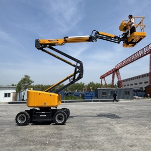 По заводской цене, телескопические подъемники 16 м, воздушные рабочие платформы для строительства, Электрический подъемник - Product Image 3