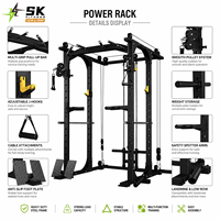 SK Commercial Multi Functional Trainer Rack Smith Machine Cable Crossover Power Rack Équipement d'entraînement de force Système de gym