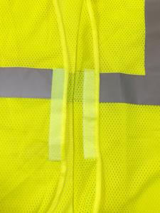 Chaleco de Seguridad de Alta Visibilidad Personalizado, Ropa de Trabajo de Construcción, Chaleco Reflectante de Diseño Simple con Logotipo - Product Image 3