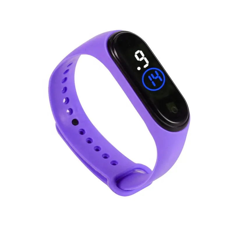 2022 New Style Sports Led Digital Watches Waterproof Touch Screen Mi Band 4 Watch