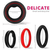 Ensemble de 3 anneaux péniens flexibles en silicone, de petit à grand, jouets sexuels pour hommes, avec fonction de retardement de l'éjaculation, pour usage masculin