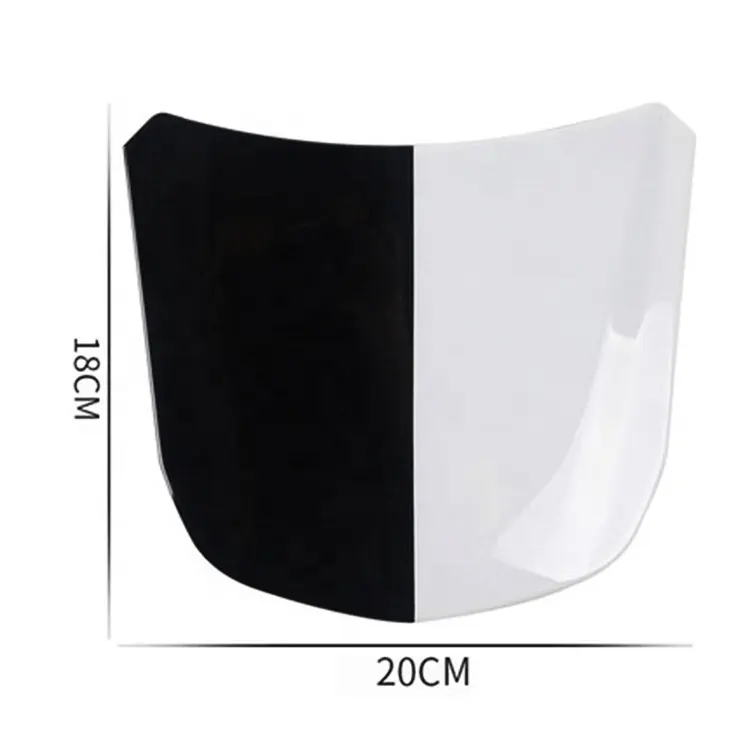 18*20CM Car Mini Hood Wrap Display Bonnet PPF Metal Demo