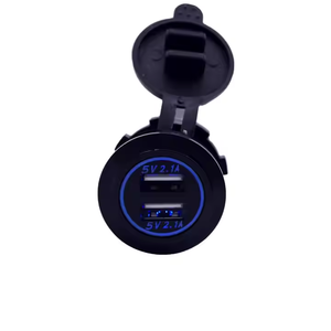 4.2A 12V doppia presa USB per auto presa di corrente impermeabile con 2 prese di corrente AC 12V DC presa per auto industriale a doppia porta di ricarica - Product Image 4