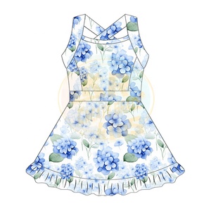 Kids Girls Fitness Yoga Summer Dress Baby Girls Yoga Dress Children Clothes Sport Model Sports Dress - Product Image 2