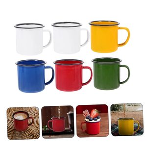 Senny compra de fábricas de China directa productos muy baratos taza de esmalte <span class=keywords><strong>Vintage</strong></span> <span class=keywords><strong>tazas</strong></span> de esmalte verde mini taza de esmalte - Product Image 6