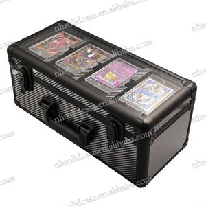 Tùy Chỉnh Sợi Carbon Cứng Phân Loại Thẻ Mang Hộp Thể Thao Cấp Cho Psa Thẻ Hiển Thị Cửa Sổ Trường Hợp Công Cụ Với Hỗ Trợ OEM - Product Image 4
