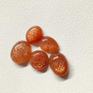 Lot de 36 cabochons en pierre de soleil naturelle, pierres brutes faites à la main, fournisseur en gros, fabricant Inde - Product Image 1