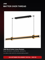Festival des Achats de Septembre : Suspension Linéaire JINK Bond Amber S407226-70L, Luminaire Suspendu Intelligent Matter over Thread