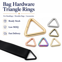 Boucle triangulaire en métal détachable, petite et robuste, pour sacs à main, sangles et sacs en cuir – Accessoire de maroquinerie