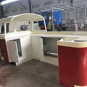 รถขายอาหาร Volkswagen T1 Bus ขนาด 4.8 เมตร สไตล์วินเทจคลาสสิก โครงสร้างสแตนเลส ใช้ภายในอาคาร พร้อมพื้นที่เตรียมอาหาร ประกอบง่าย - Product Image 4