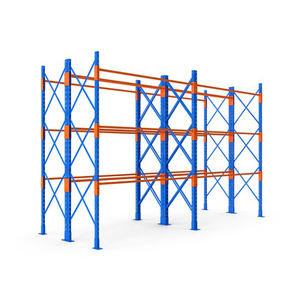 Étagère de stockage en acier enduit de poudre de système industriel résistant de support de palette d'entrepôt - Product Image 2