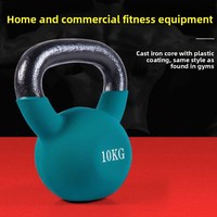 Kettlebell de fitness en fonte trempée pour la gym, équipement d'entraînement au design ergonomique