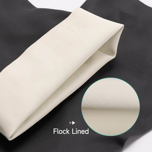 Fabricant de gants Gants de travail en néoprène résistants aux produits chimiques Gants de protection en néoprène noir personnalisés - Product Image 5
