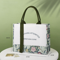 Sac fourre-tout en toile avec poignée en corde et logo personnalisé, haut de gamme, 100% coton, grande taille, pour les activités d'exposition, la publicité d'entreprise