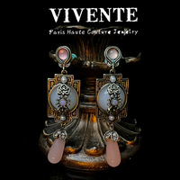 Pendientes Vintage de Estilo Corte, con Zirconia y Calcedonia, un Nuevo Lote de Estilo Chino con un Toque Nacional de Alta Gama