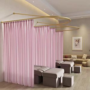 Envío Rápido: Cortina de Aislamiento en Forma de U con Estructura de Soporte de Hierro para Salón de Belleza y Cuidado Personal - Product Image 1