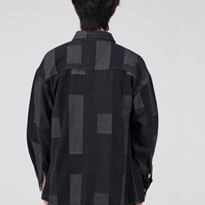 Camisa de Mezclilla para Hombre, Diseño Nuevo, Talla Grande, Casual, Manga Larga, Algodón, Moda - Product Image 4