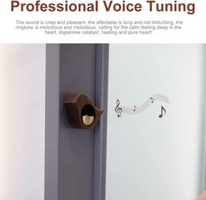 <span class=keywords><strong>Carillon</strong></span> magnétique en forme d'oiseau pour porte d'entrée avec cloche en laiton pour ouverture <span class=keywords><strong>de</strong></span> porte murale - Product Image 4