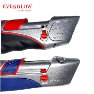 قاطع صندوق ذاتي التراجع سوبر ، سكين بذيل مزدوج الرأس للخطاف 19 قابل للطي أوتوماتيكياً قابل للجر - Product Image 4