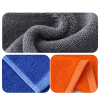 Serviettes de toilette en coton personnalisées, haute densité, moins chères, 30*30 cm, blanches, pour salon de beauté, spa, ongles, cheveux, sport, avec logo brodé