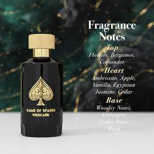 Game of Spades Wildcard Perfume en Spray para Hombre, Aroma a Vainilla, Manzana, Tonka, Madera de Oud y Bergamota, Larga Duración, Ecológico - Product Image 3