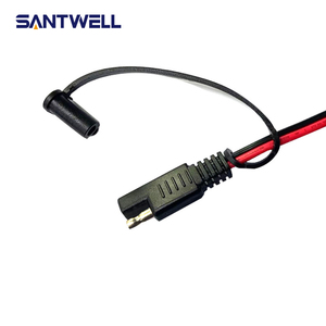 SAE Connector to 85mm Alligator <b>Clips</b> Cable, 200A 1500V Solar/<b>Car</b> Battery Charging Adapter Wire - Product Image 4