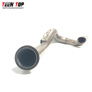 Tubo de titanio ligero para motocicleta <span class=keywords><strong>Supermoto</strong></span> de 4 tiempos todoterreno, para Husqvarna <span class=keywords><strong>701</strong></span> Enduro, Husqvarna <span class=keywords><strong>701</strong></span> SMHeader, tubo de escape para motocicleta - Product Image 3