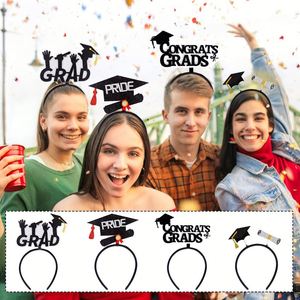 Diadema de Graduación, Decoración para Ceremonia de Graduación Universitaria y de Jardín de Niños, Accesorios para Fotos, Diadema con Birrete y Certificado de Licenciatura - Product Image 1