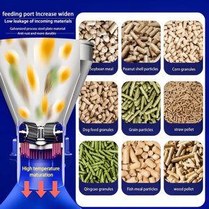 Machine à granulés d'aliments pour volailles, bétail, chevaux, bovins, moutons, poulets, canards, poissons, 150 kg/h, pour la transformation des aliments pour les fermes, les zoos, etc. - Product Image 6