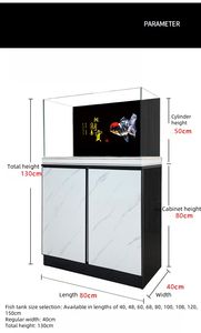 Neptunian 超薄 オーバーフロー ガラス水槽 New MP Proシリーズ 海水アクアリウム 底面フィルター付き 超白色タンク - Product Image 6