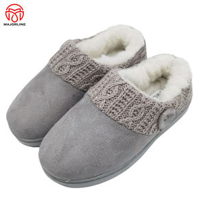 รองเท้าแตะส้นเตี้ยขนฟูสำหรับผู้หญิงรองเท้าโลฟเฟอร์สำหรับใส่ในบ้านและนอกบ้าน - Product Image 4