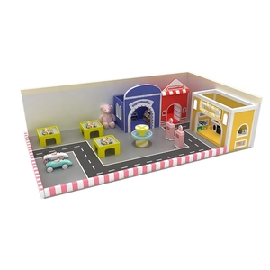 Château en plastique paquet plat Playhouse maternelle intérieur enfants Durable doux rôle enfant jouer maison jouet <span class=keywords><strong>docteur</strong></span> pour jeu imaginatif - Product Image 1