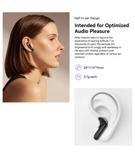 <span class=keywords><strong>Blackview</strong></span> <span class=keywords><strong>AirBuds</strong></span> 7 True Wireless BT Casque TWS Écouteurs Dans L'oreille avec Microphone Charge Sans Fil pour Téléphone Mobile - Product Image 5
