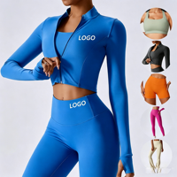 Offre Spéciale : Ensemble 3 Pièces Haut et Bas pour Femme – Tenue de Sport et Fitness Personnalisable avec Logo – Idéal Yoga