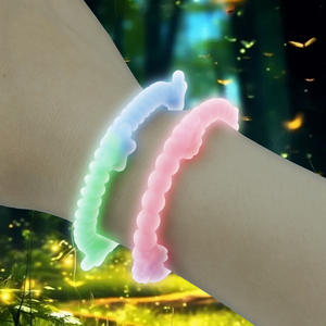 Pulsera Repelente de Mosquitos de Silicona Sólida Ecológica, Luminosa en la Oscuridad, con Extracto de Plantas, Resistente al Agua 360H, Anti-Mosquitos - Product Image 2