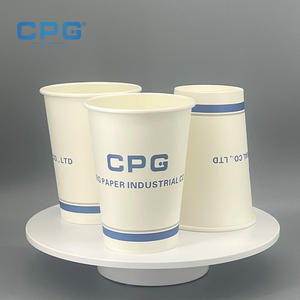 Vasos de Papel Ecológicos Biodegradables con Revestimiento de PLA al por Mayor, Vasos Desechables para Bebidas Calientes de 8oz, 12oz y 16oz - Product Image 1