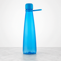 Bouteille d'eau en plastique jetable sans BPA avec logo personnalisé OEM