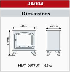 Direct de l'usine Design de mode Poêle à bois en fonte Cheminées chauffantes - Product Image 6