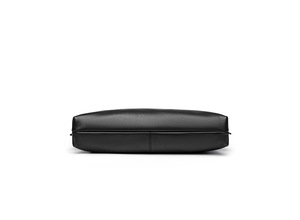 Sac fourre-tout de luxe en cuir véritable noir, style décontracté, grande capacité, avec fermeture éclair, pour femme, vente en gros - Product Image 4