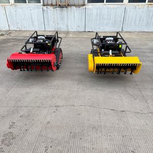 Tondeuse à gazon robotisée à chenilles télécommandée, mini <span class=keywords><strong>robot</strong></span> tondeuse à fléaux, tondeuse à fléaux télécommandée, vente chaude - Product Image 2