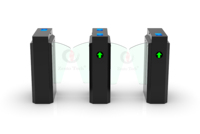 Tourniquet à ailettes en acier durable, compatible avec plusieurs dispositifs de reconnaissance, moteur longue durée pour immeubles de bureaux