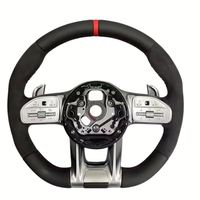 Volant en cuir de style papillon personnalisé en fibre de carbone forgée pour Mercedes Benz S E C G GLE GLS W233 W213 W206 W167 C257