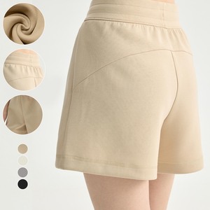 YIYI Pantaloncini Casual Traspiranti a Vestibilità Ampia per Donne, Shorts da Yoga <span class=keywords><strong>con</strong></span> <span class=keywords><strong>Elastico</strong></span> Largo <span class=keywords><strong>in</strong></span> <span class=keywords><strong>Vita</strong></span> e Cordoncino, Morbidi Pantaloncini Sportivi - Product Image 1