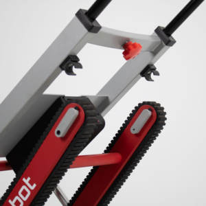 EmssRobot, carro eléctrico portátil sobre orugas, carro <span class=keywords><strong>Dolly</strong></span>, plataforma elevadora de aluminio plegable para uso en almacén, OEM - Product Image 3