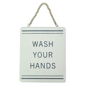 Best Quality Wash Your <b>Hands</b> General Wall Sign Hot Selling Office & Home Handwash Reminder Toilet Door Mounted General Sign Sale - Product Image 1