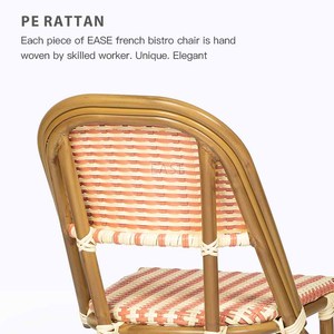 Muebles impermeables para exteriores, juego de sillas para balcón, jardín, patio, <span class=keywords><strong>bistro</strong></span>, Francia, venta al por mayor, E6021-W305 - Product Image 4