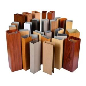 U-şekilli şerit alüminyum kare geçiş yeni çin tarzı kapalı tavan ızgarası bölüm malzeme Modern basit yanmaz V0 tavan - Product Image 4