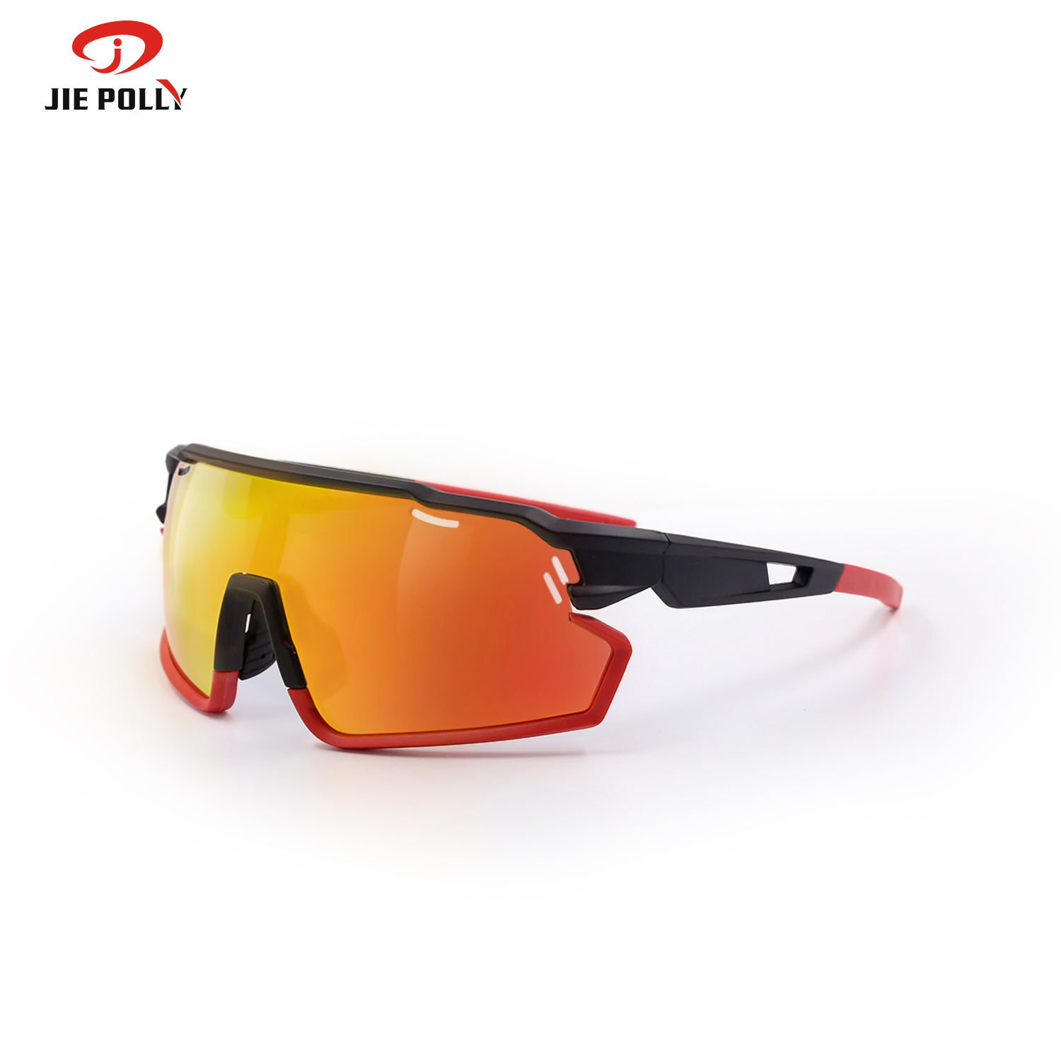 JIEPOLLY Guangzhou Eyewear Factory Sample Available Uv400 Sports Fishing TR90 Frame Lens Custom Sport Glasses Cycling Sunglasses