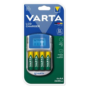 Chargeur LCD Varta 4x AA 2600 mAh avec interrupteur intelligent et technologie de sécurité - Product Image 2
